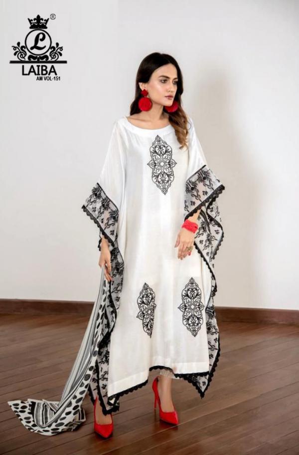 Laiba Am 151 Georgette Kaftan Style Ready Made Collection